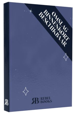 White book standing on white surface Mockup